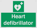 green-background-with-white-text-and-heart-defibrillator-symbol--white-cross-and~
